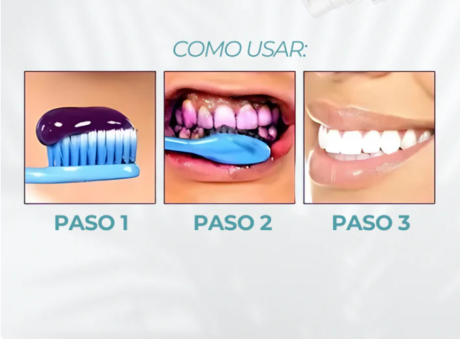 Blanqueador Dental Morada V34 ¨Dientes BlancoExpress¨ + Irrigador Dental Profesional de REGALO