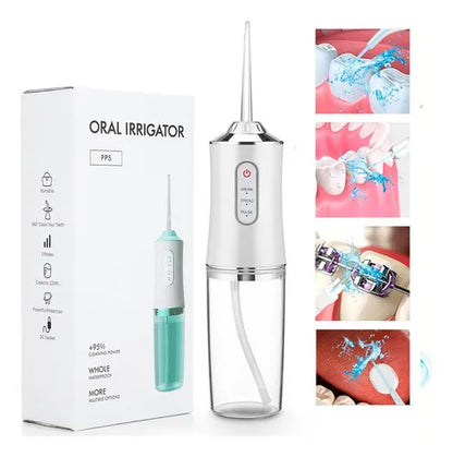 Blanqueador Dental Morada V34 ¨Dientes BlancoExpress¨ + Irrigador Dental Profesional de REGALO